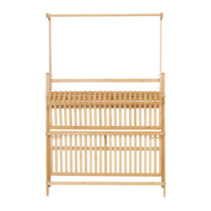 Flower stand in bamboo with hanging rod
