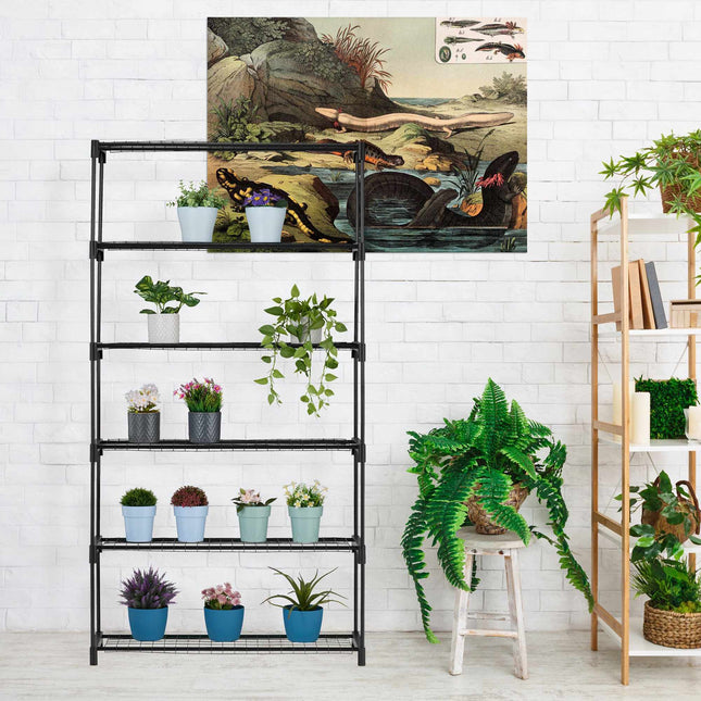 Flower stand metal 6 shelves