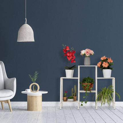 Flower stand wooden white