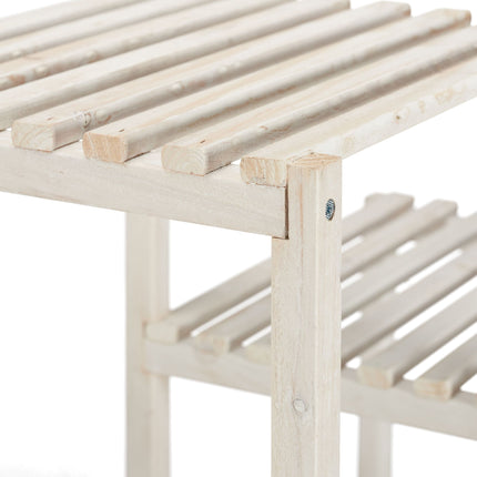 Flower stand wooden white