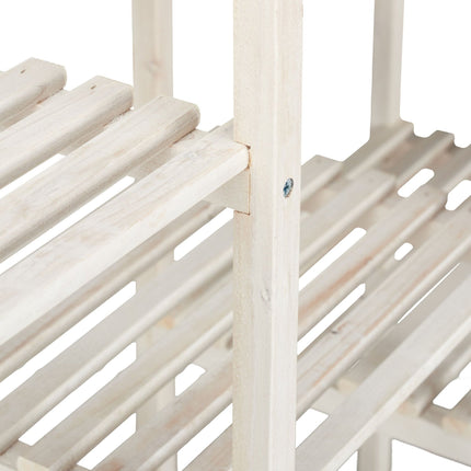 Flower stand wooden white
