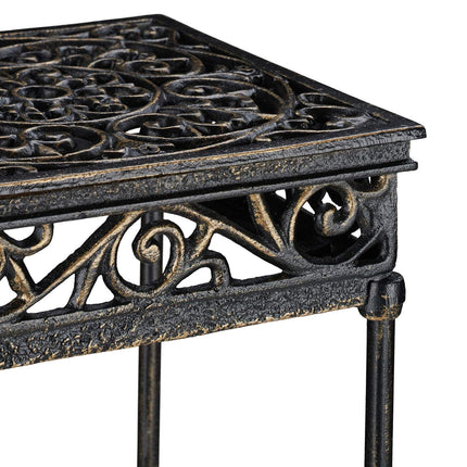 Flower stool in cast iron