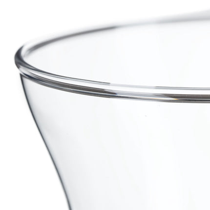 Flower vase in glass