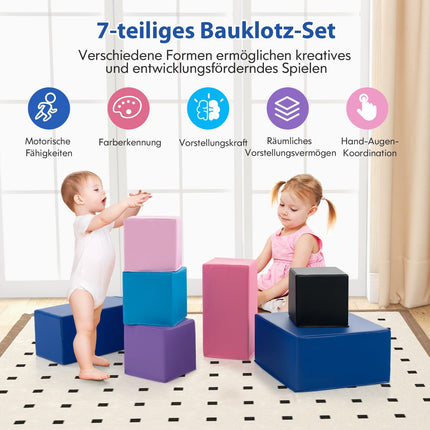 Foam Building Blocks Set – 7 Pcs, Soft & Durable