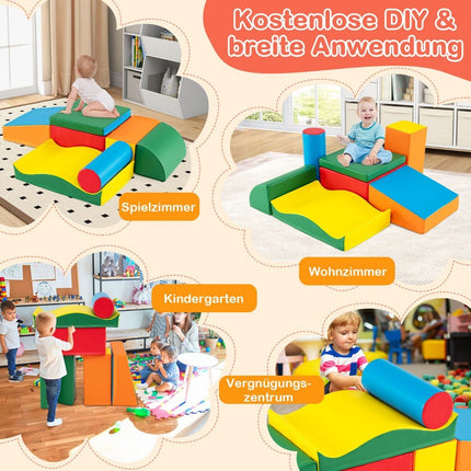 Foam Climbing Blocks Set, 7-Piece, Safe & Durable