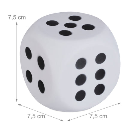 Foam Dice Set of 6 – Soft Number Cubes for Kids