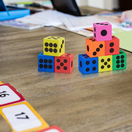 Foam Dices in a Set of 36