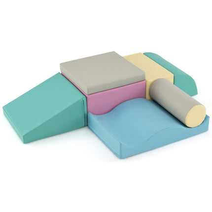 Foam Play Blocks Set – 7 Pcs, Soft Climbing Blocks for Kids