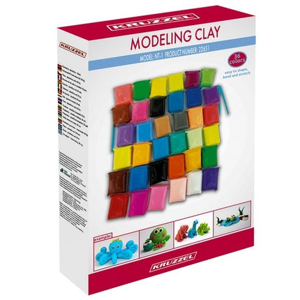 Foam-plasticine set of 36 pcs. Kruzzel 22651