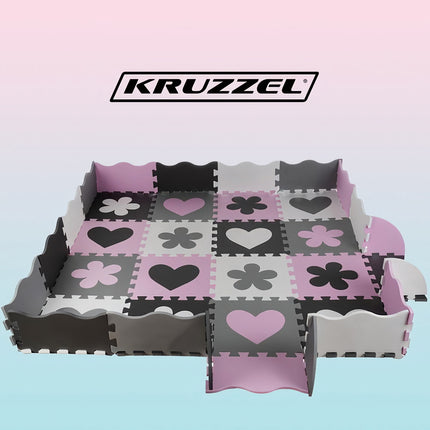 Foam puzzle 30x30cm 16 pcs. P16134