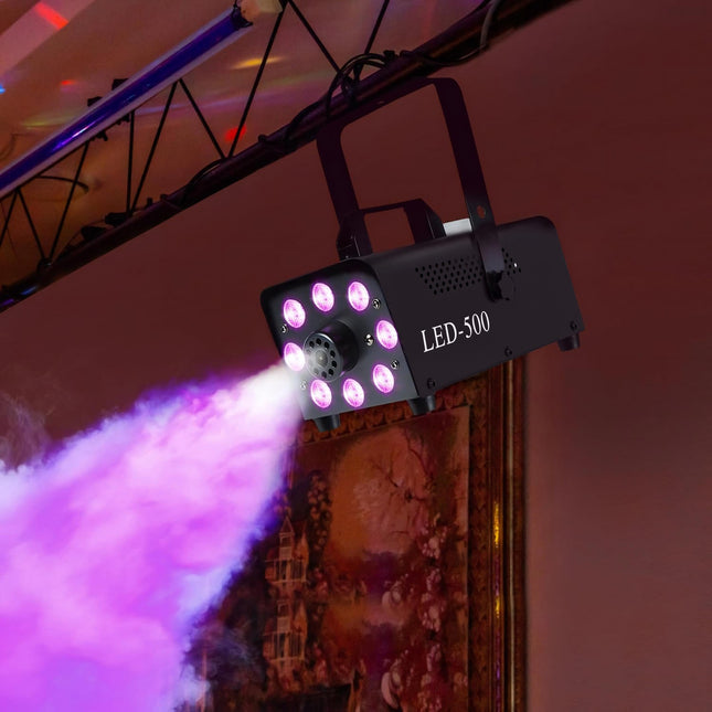 Fog machine 450W with 13 LED lights for events