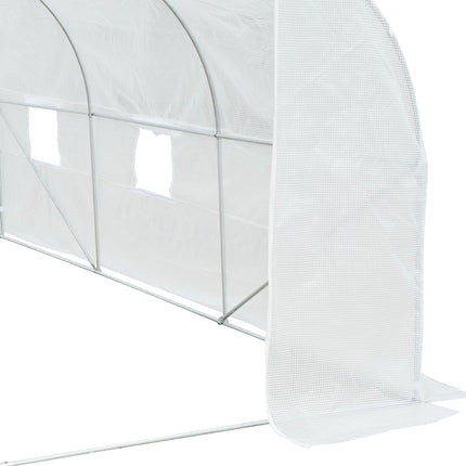 Greenhouse 3.5x3x3m UV-protected, windproof, metal frame