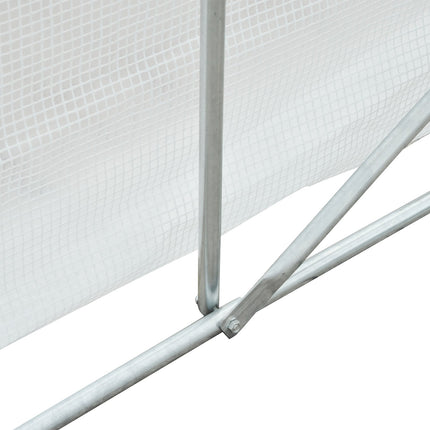 Greenhouse 3.5x3x3m UV-protected, windproof, metal frame
