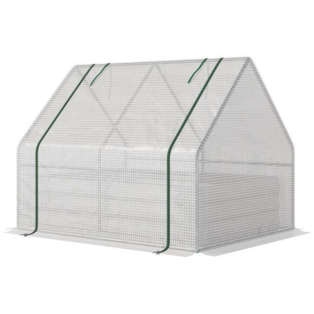 Greenhouse Cold frame with RollUp door, 127x95x92cm