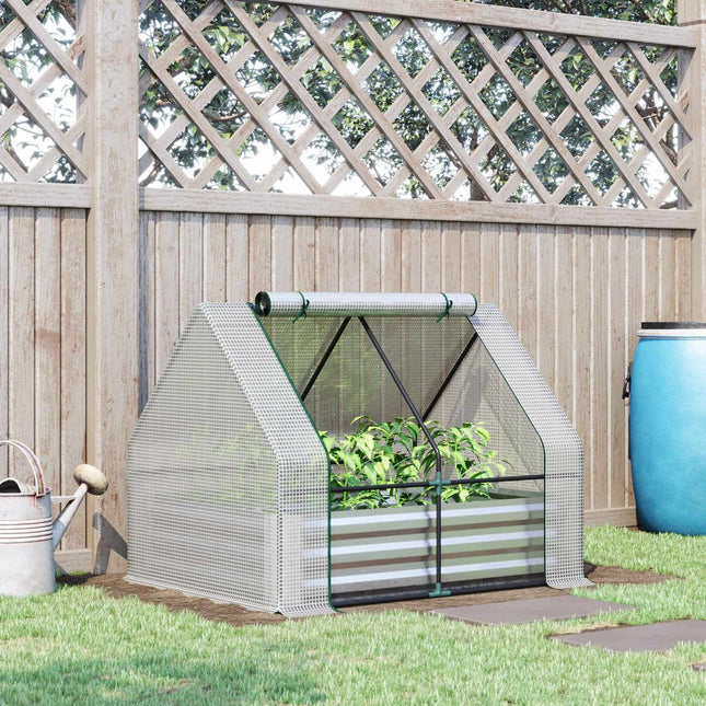 Greenhouse Cold frame with RollUp door, 127x95x92cm