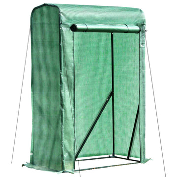 Mini greenhouse, metal frame, PE cover, 100x50x150 cm