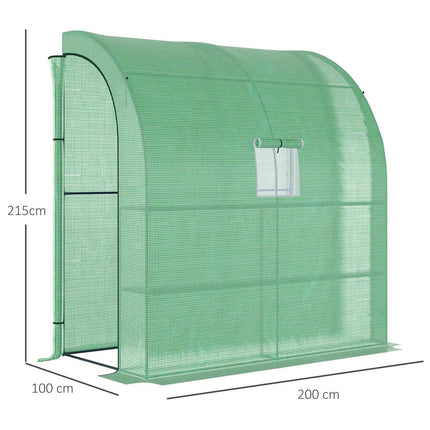 Greenhouse with UV protection, Steel frame, 200x100x215 cm