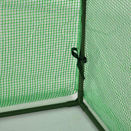 Greenhouse with door - Steel frame, 295 x 100 x 80 cm