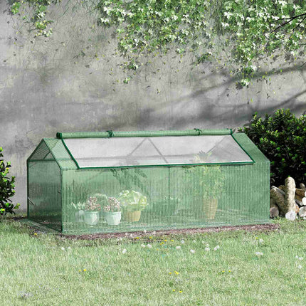 Greenhouse cold frame with window, 180 x 90 x 70 cm