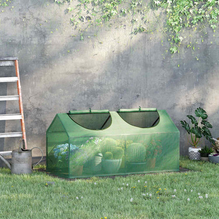 Foil greenhouse with window, 120x60x60 cm, weatherproof