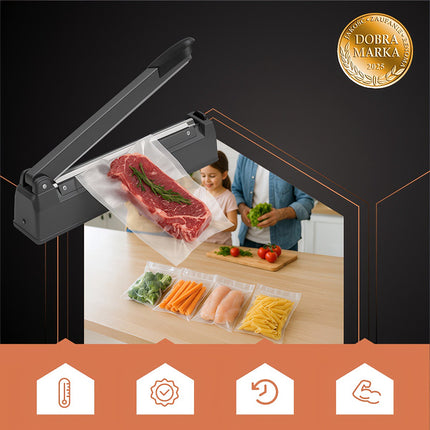 Foil Sealer for Bottles, Manual Handheld Sealing Tool