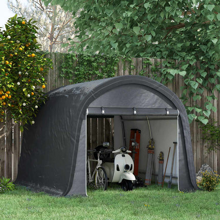 3x3m Gray Tool shed - UV protection, water repellent steel
