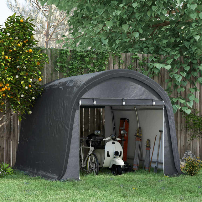 3x3m Gray Tool shed - UV protection, water repellent steel