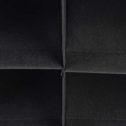 Foldable 16-Section Fabric Shoe Rack for Camping