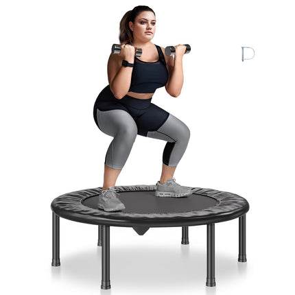 Foldable 36-Inch Mini Trampoline, 220 Lb Quiet Rebounder