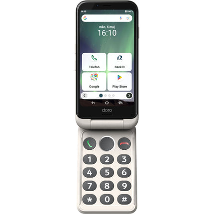 Foldable 4G Smartphone with Backlit Keypad, Easy Interface