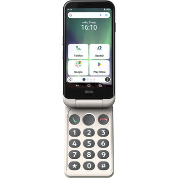 Foldable 4G Smartphone with Backlit Keypad, Easy Interface
