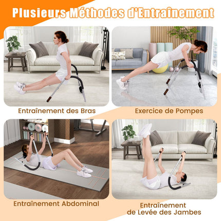 Foldable Ab Trainer With Padded Headrest, 150 Kg