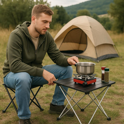Foldable Aluminium Camping Table – Lightweight, Portable