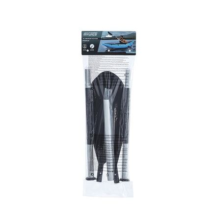 Foldable Aluminium Kayak and SUP Paddle 230 cm, 5-Piece, Asymmetric Blades