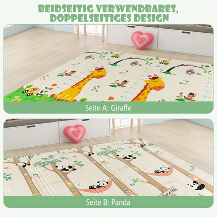 Foldable Baby Play Mat – Reversible, XPE, 200x180 cm