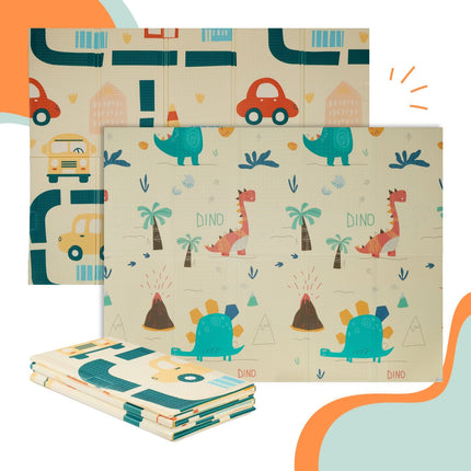 Foldable Baby Play Mat – Suns and Moons Design