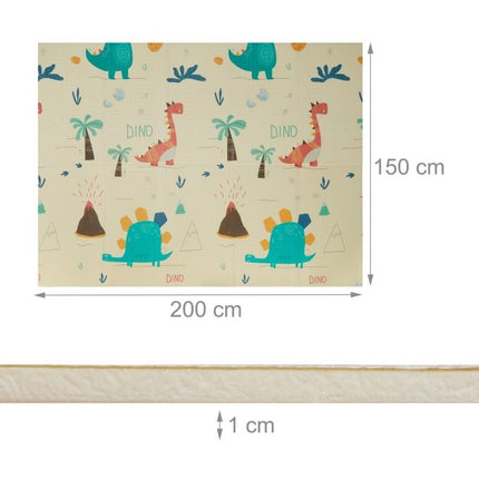 Foldable Baby Play Mat – Suns and Moons Design