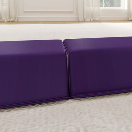 Foldable Balance Beam, 236 cm, Non-Slip, Violet/Pink