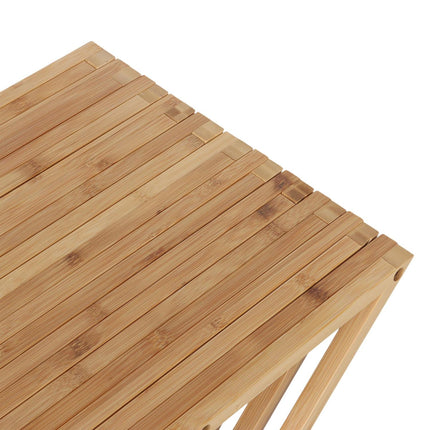 Foldable Bamboo Plant Stand – Multi-Use Display Stool