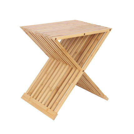 Foldable Bamboo Plant Stand – Multi-Use Display Stool