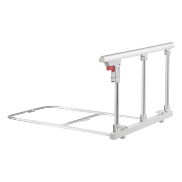 Foldable Bed Rail 70 cm, Adjustable Height, Strap Mount