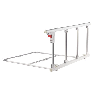 Foldable Bed Rail 97 cm, Adjustable Height, Safety Strap