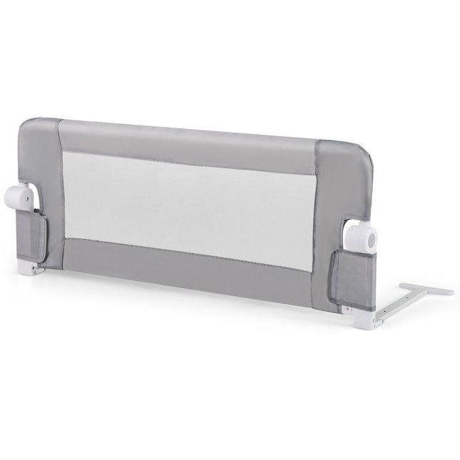 Foldable Bed Rail Guard for Toddlers, 105x40x42 cm, Gray