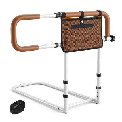 Foldable Bed Rail for Seniors, Adjustable Width & Height