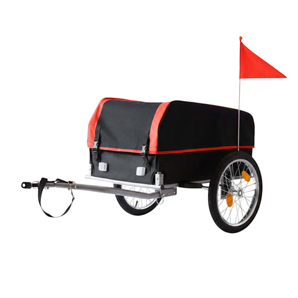 Foldable Bicycle Cargo Trailer with Weatherproof Cover