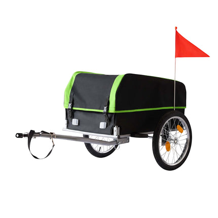 Foldable Bicycle Cargo Trailer with Weatherproof Cover