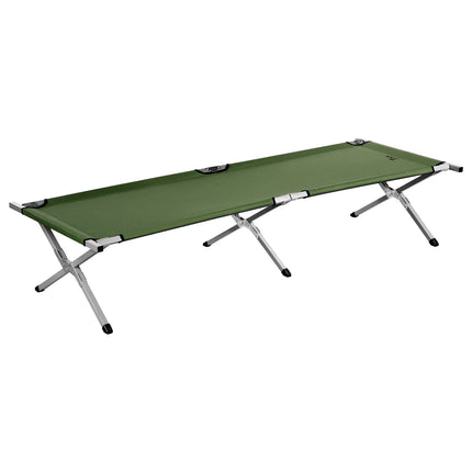 Foldable Camp Bed, Green, 200 cm