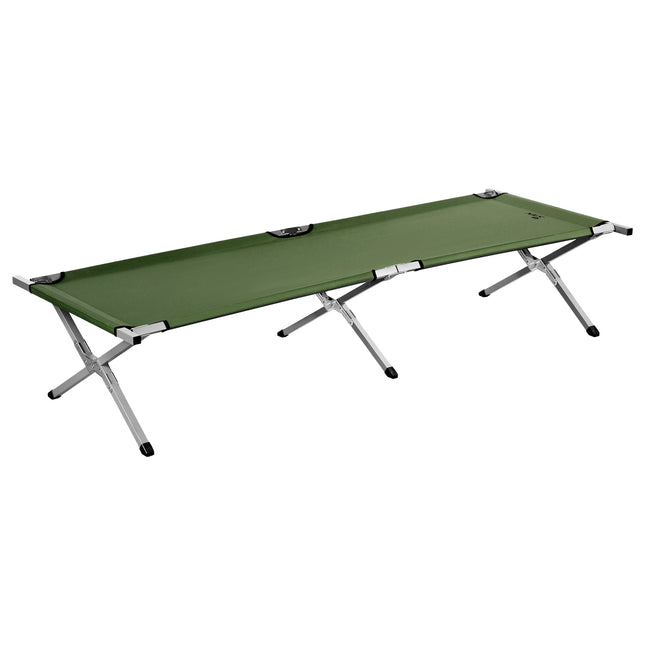 Foldable Camp Bed, Green, 200 cm