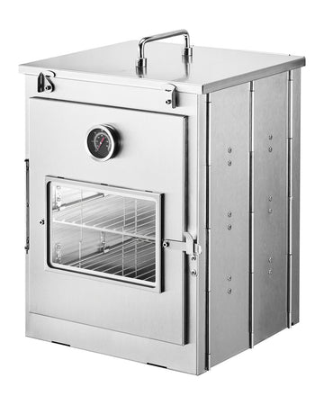Foldable Camping Oven, 30L, 3-Tier Rack, Thermometer