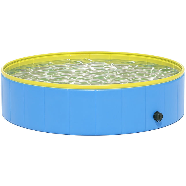 Foldable Dog Pool, Anti-Slip Bottom, 120x30 cm